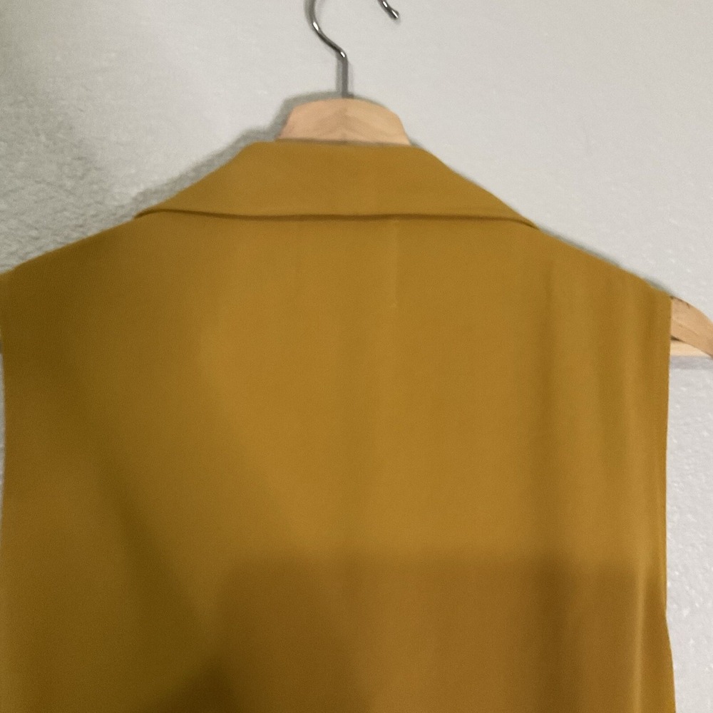 Elodie Longline Duster Cardigan Size L Spice Open Front Waterfall Drape Pockets - Picture 7 of 13